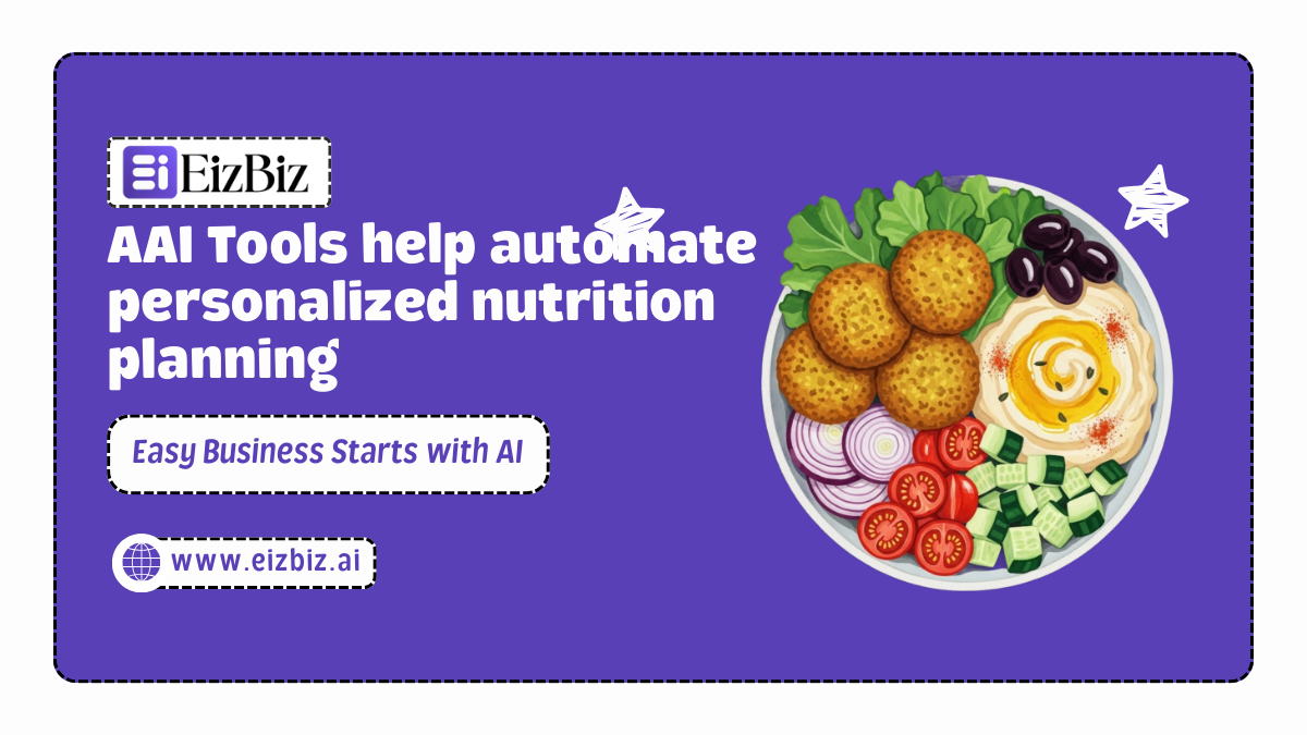 AI Tools That Automate Personalized Nutrition Planning