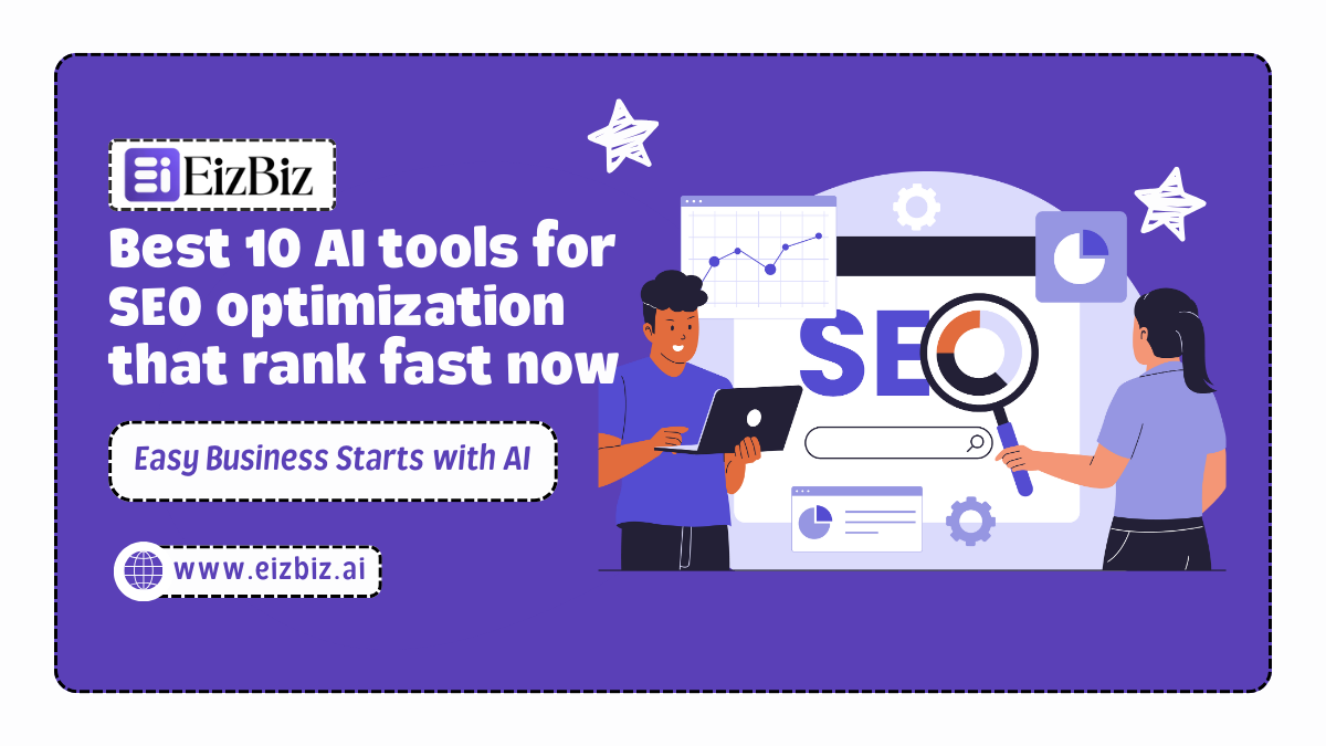 Best 10 AI tools for SEO optimization that rank fast now